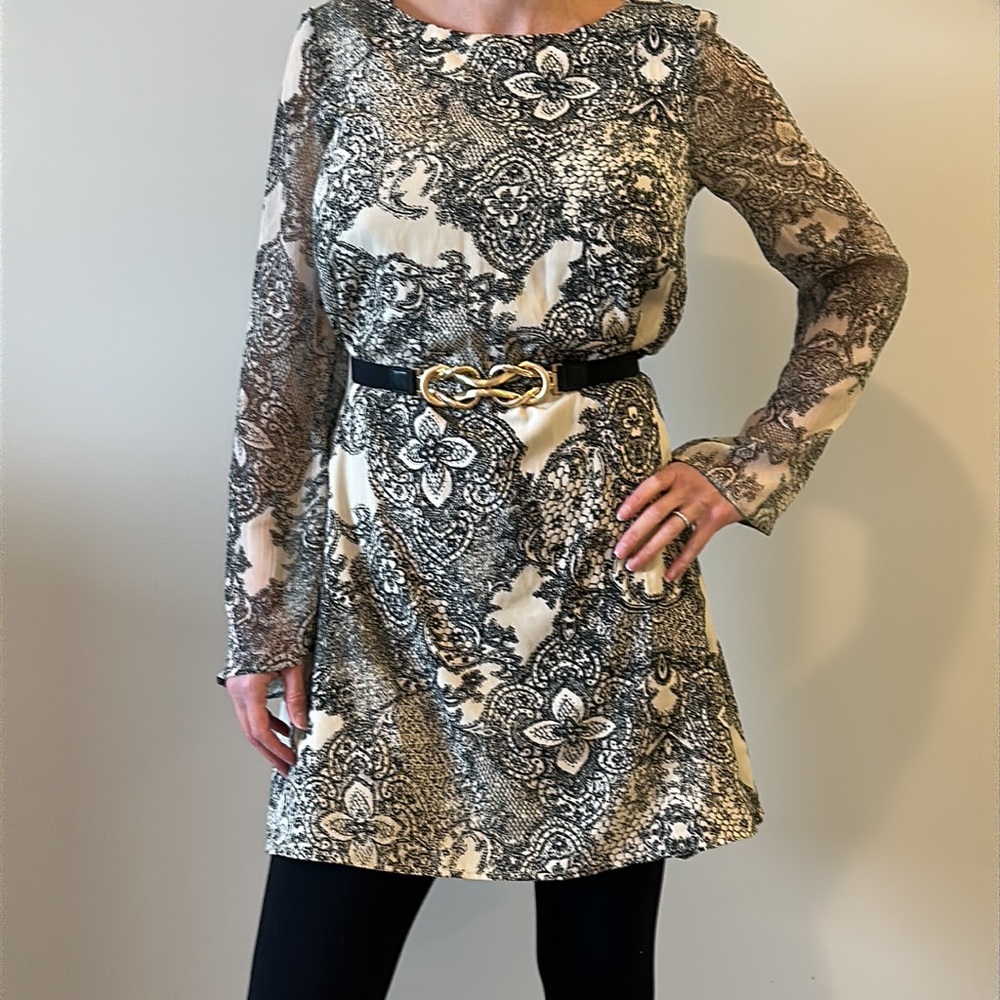 Indiska Dress with Sheer Arms